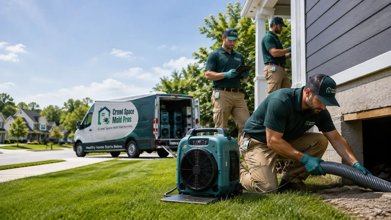 Crawl Space Mold Removal in Glenburn, ME